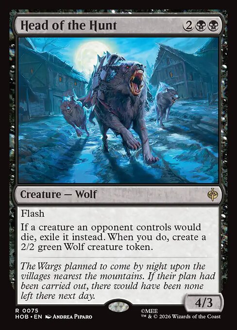 Head of the Hunt (HOB) — Foil