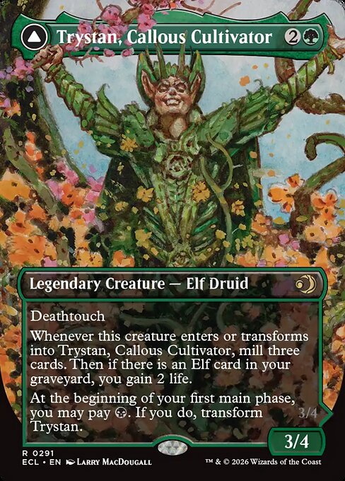 Trystan, Callous Cultivator // Trystan, Penitent Culler (ECL) — Nonfoil