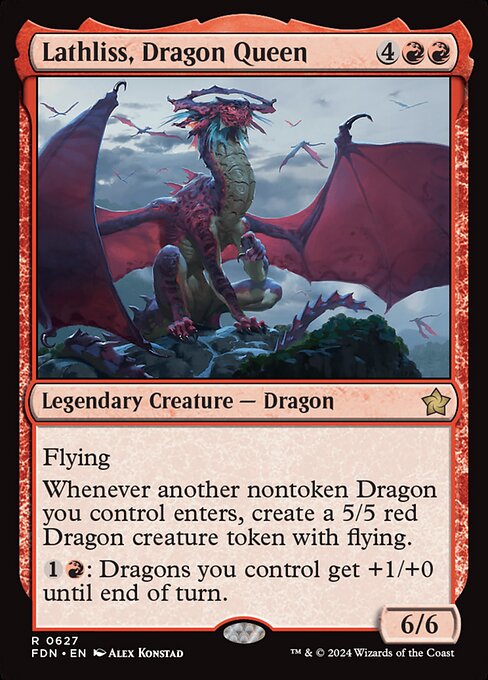 Lathliss, Dragon Queen (FDN) — Nonfoil
