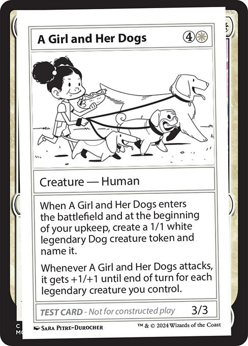 A Girl and Her Dogs (MB2) — Nonfoil