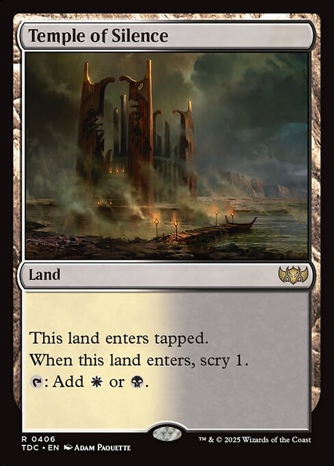 Temple of Silence (TDC) — Nonfoil