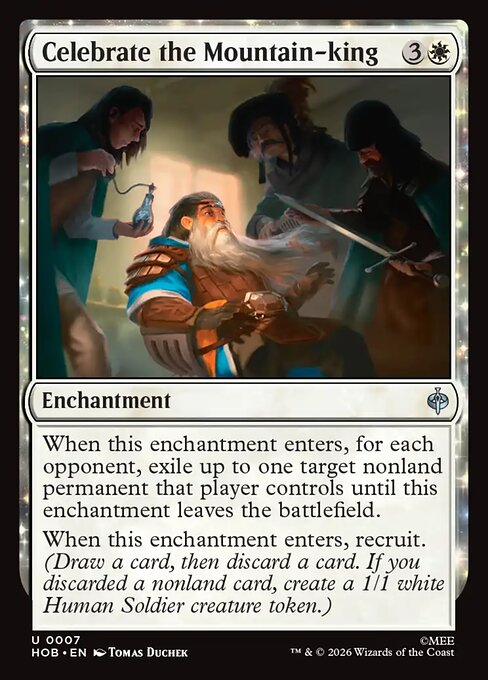 Celebrate the Mountain-king (HOB) — Foil