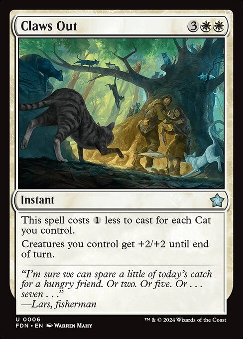 Claws Out (FDN) — Nonfoil