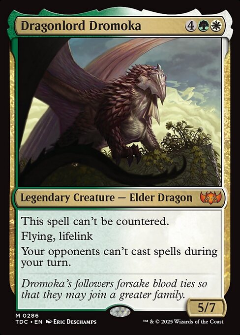 Dragonlord Dromoka (TDC) — Nonfoil