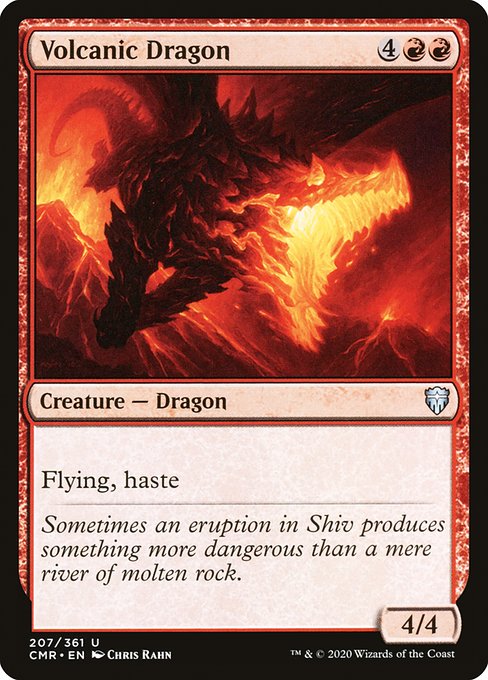 Volcanic Dragon (CMR) — Nonfoil
