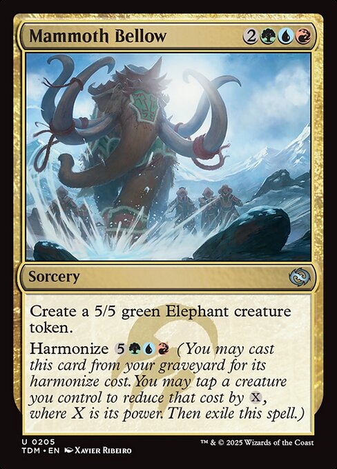 Mammoth Bellow (TDM) — Nonfoil