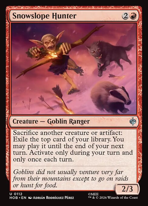 Snowslope Hunter (HOB) — Nonfoil