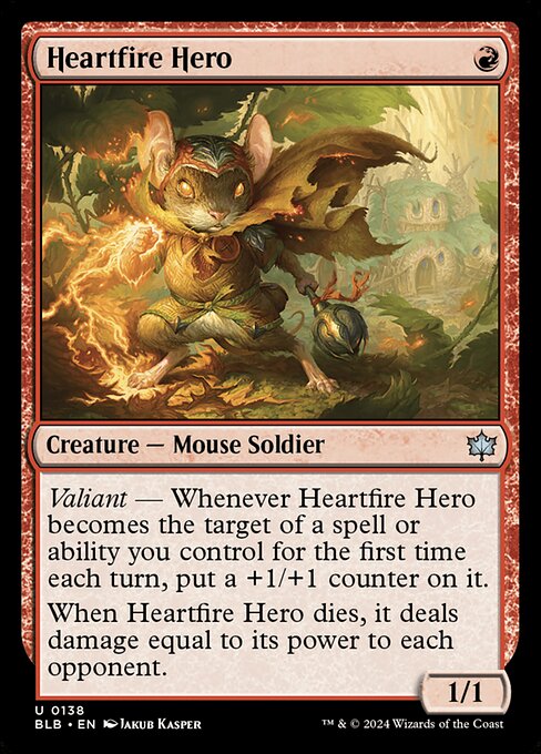 Heartfire Hero (BLB) — Nonfoil