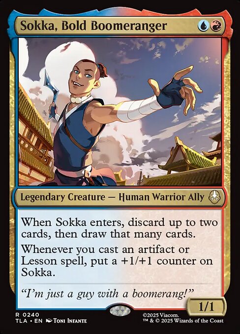 Sokka, Bold Boomeranger (TLA) — Nonfoil