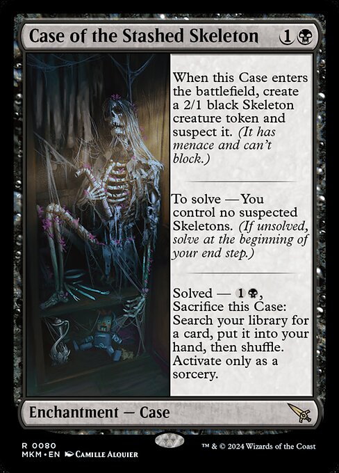Case of the Stashed Skeleton (MKM) — Nonfoil