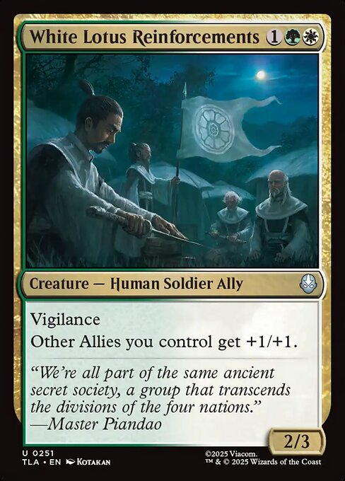 White Lotus Reinforcements (TLA) — Nonfoil