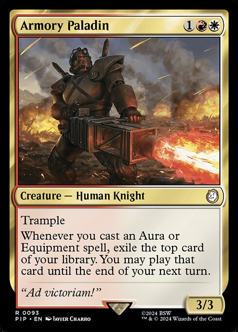 Armory Paladin (PIP) — Nonfoil