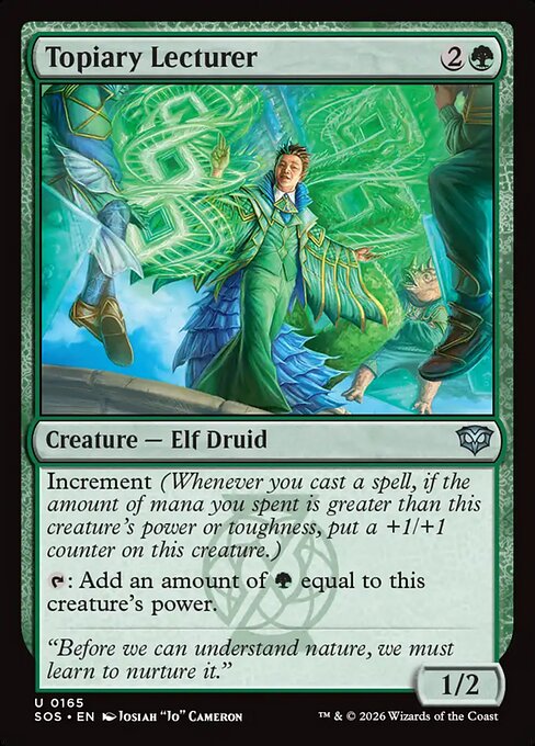 Topiary Lecturer (SOS) — Foil
