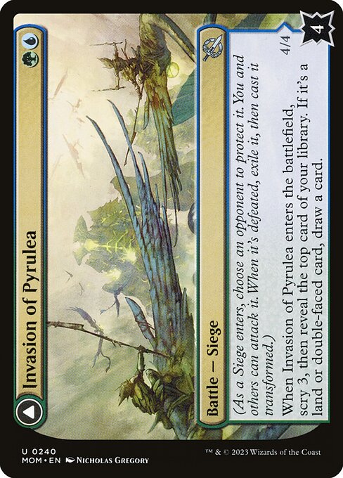 Invasion of Pyrulea // Gargantuan Slabhorn (MOM) — Nonfoil