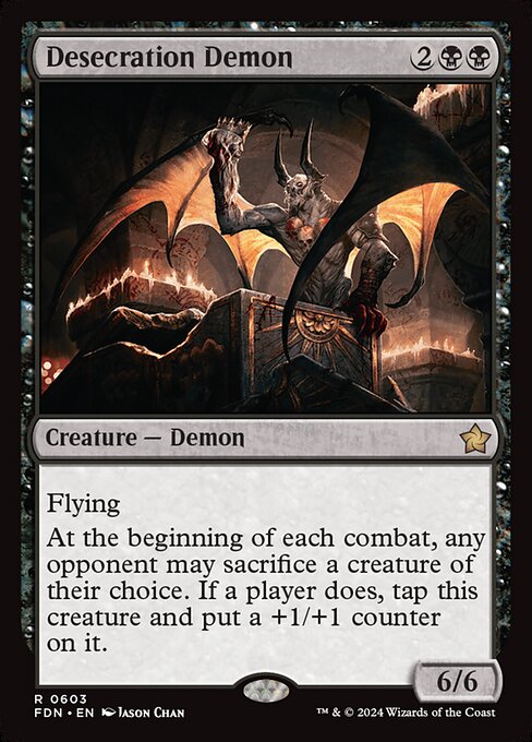 Desecration Demon (FDN) — Nonfoil