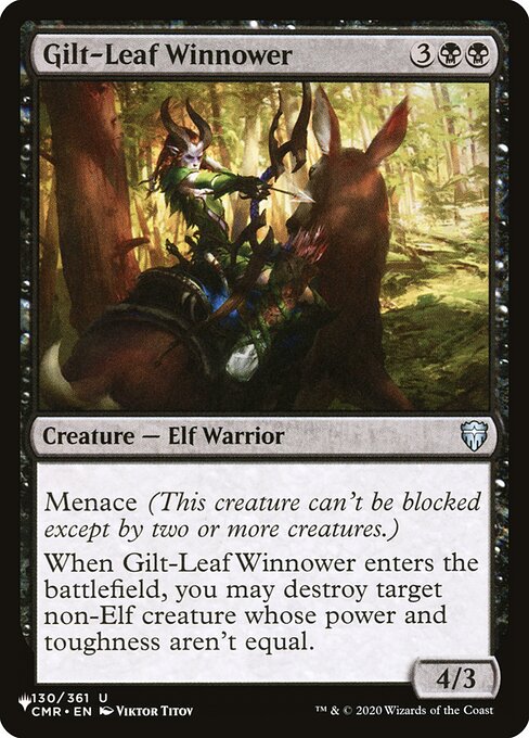 Gilt-Leaf Winnower (PLST) — Nonfoil