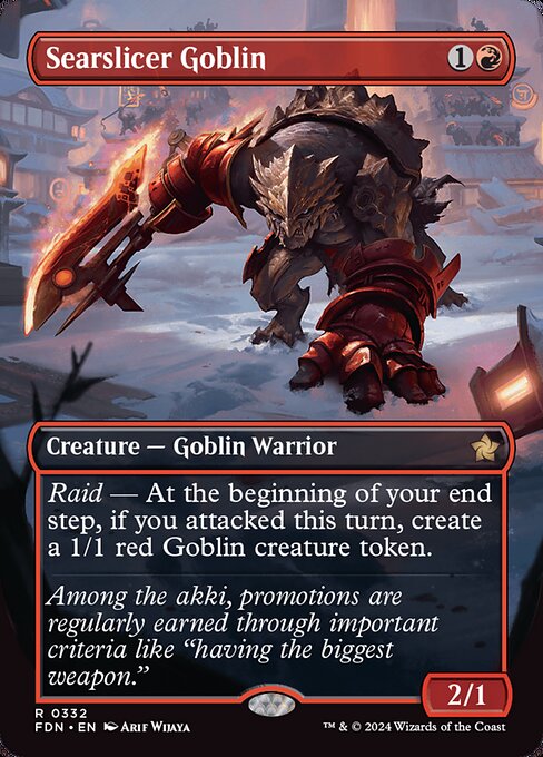 Searslicer Goblin (FDN) — Foil