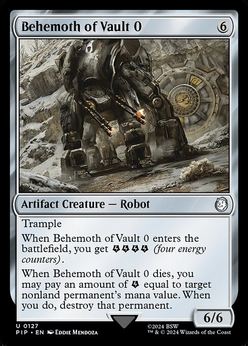 Behemoth of Vault 0 (PIP) — Nonfoil