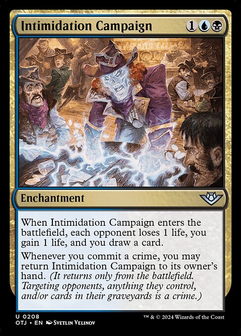 Intimidation Campaign (OTJ) — Nonfoil
