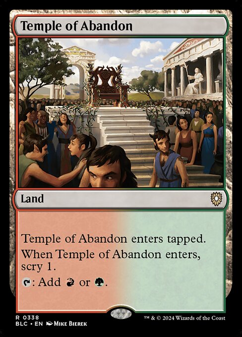 Temple of Abandon (BLC) — Nonfoil