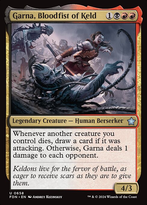 Garna, Bloodfist of Keld (FDN) — Nonfoil