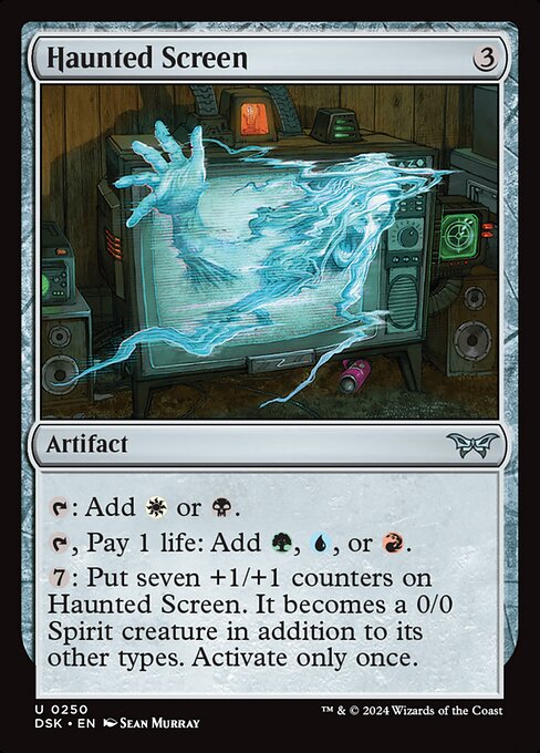 Haunted Screen (DSK) — Nonfoil