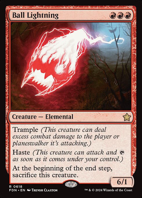Ball Lightning (FDN) — Nonfoil