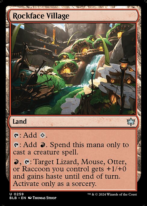 Rockface Village (BLB) — Nonfoil