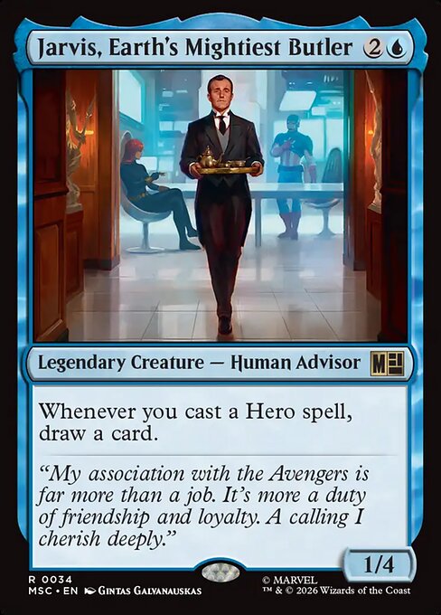 Jarvis, Earth's Mightiest Butler (MSC) — Nonfoil