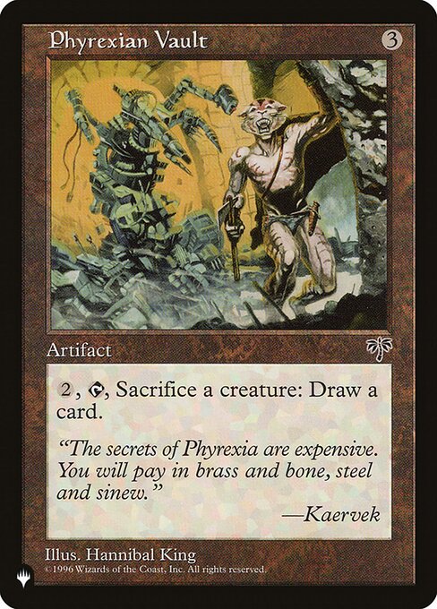 Phyrexian Vault (PLST) — Nonfoil