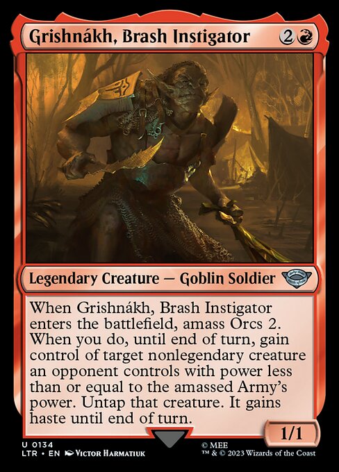 Grishnákh, Brash Instigator (LTR) — Foil