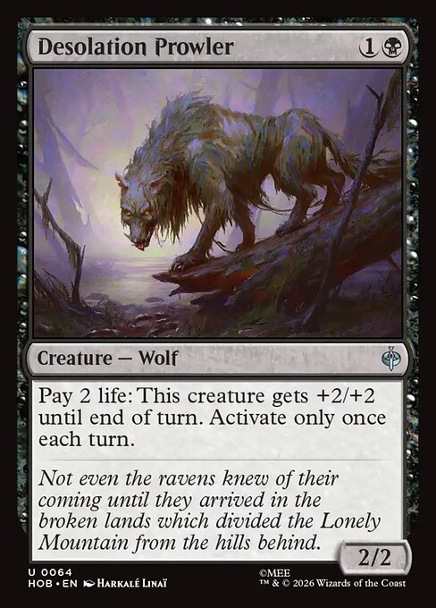 Desolation Prowler (HOB) — Foil
