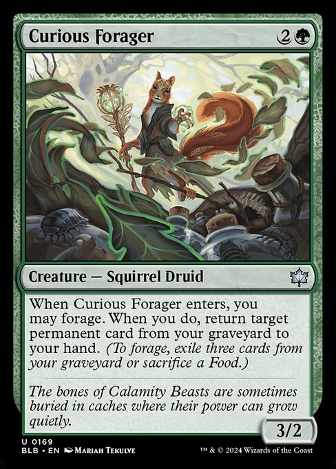 Curious Forager (BLB) — Nonfoil