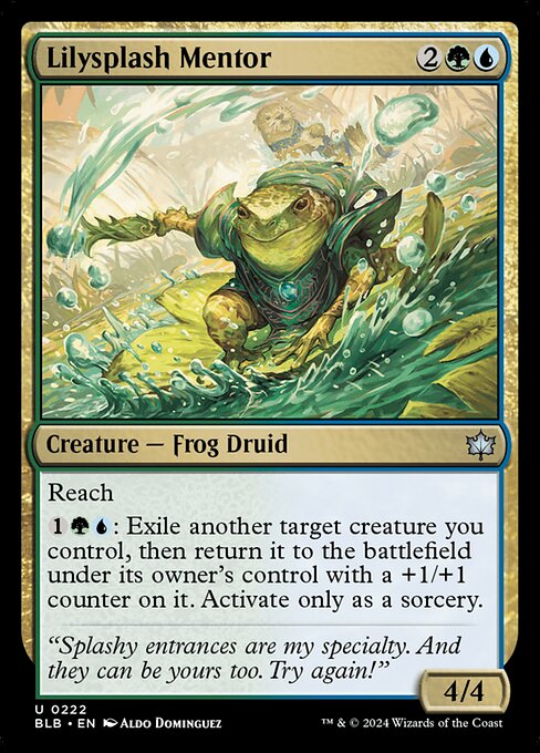 Lilysplash Mentor (BLB) — Nonfoil