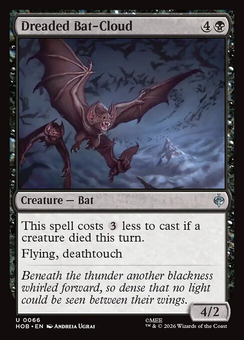 Dreaded Bat-Cloud (HOB) — Foil