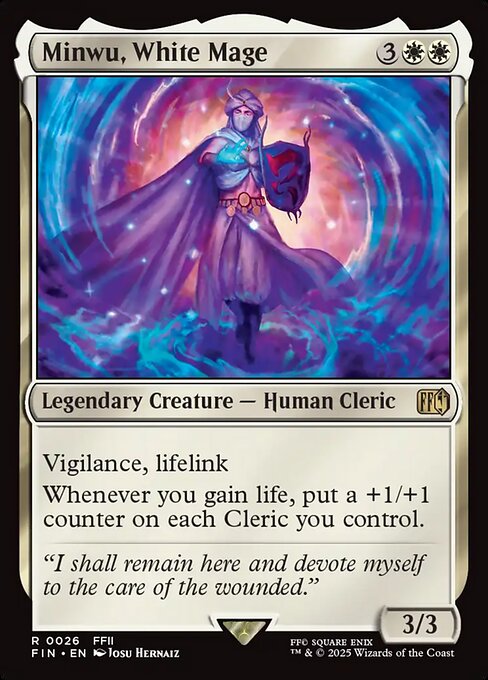 Minwu, White Mage (FIN) — Nonfoil