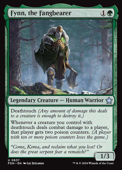 Fynn, the Fangbearer (FDN) — Nonfoil