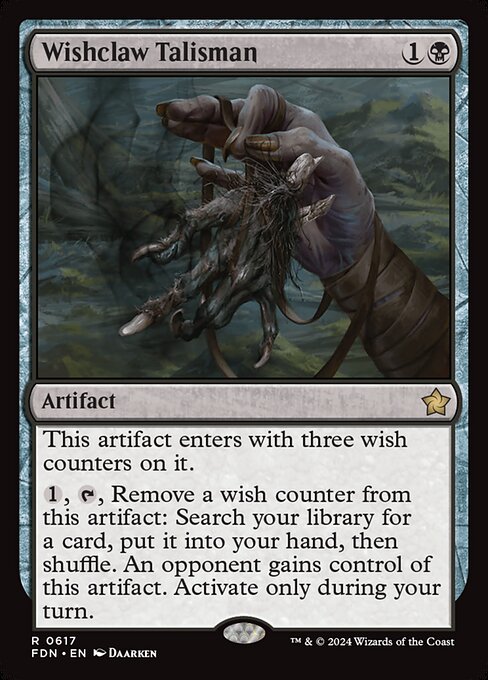 Wishclaw Talisman (FDN) — Nonfoil