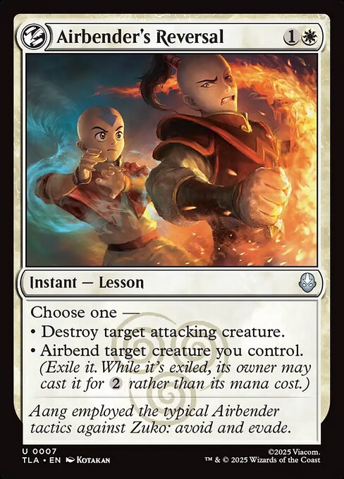Airbender's Reversal (TLA) — Nonfoil