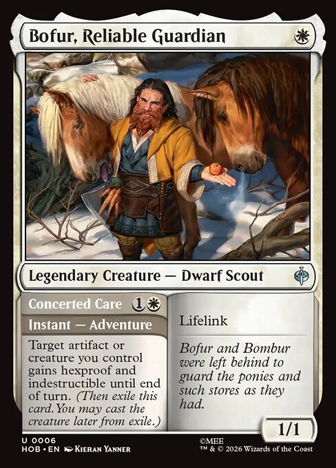 Bofur, Reliable Guardian // Concerted Care (HOB) — Nonfoil
