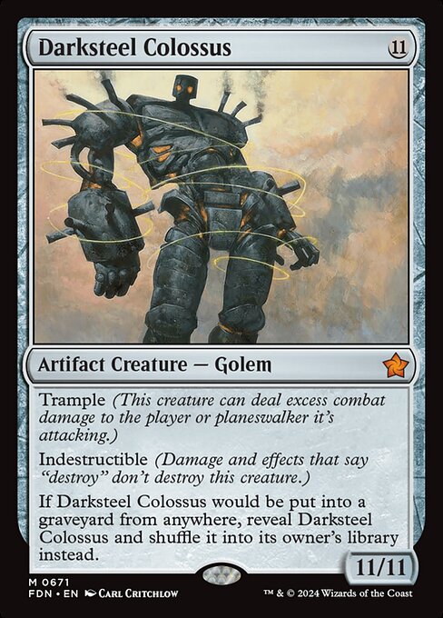 Darksteel Colossus (FDN) — Nonfoil
