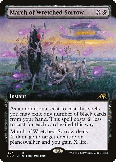 March of Wretched Sorrow (NEO) — Nonfoil