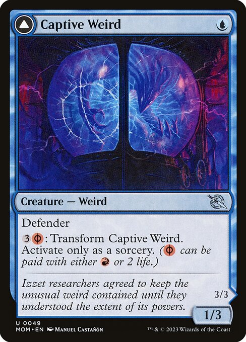Captive Weird // Compleated Conjurer (MOM) — Nonfoil