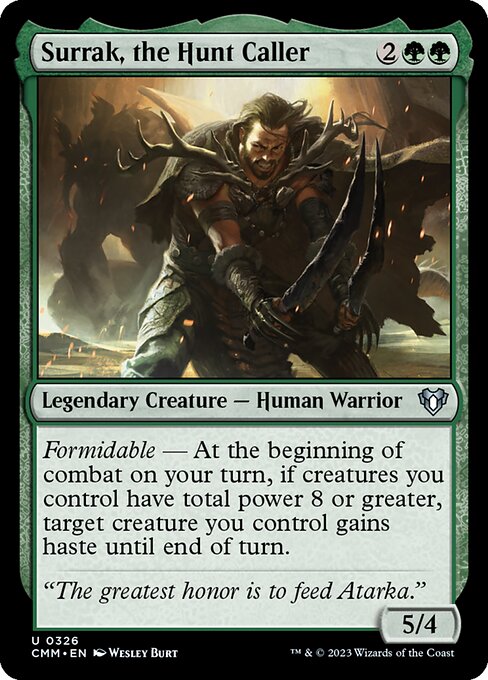Surrak, the Hunt Caller (CMM) — Foil