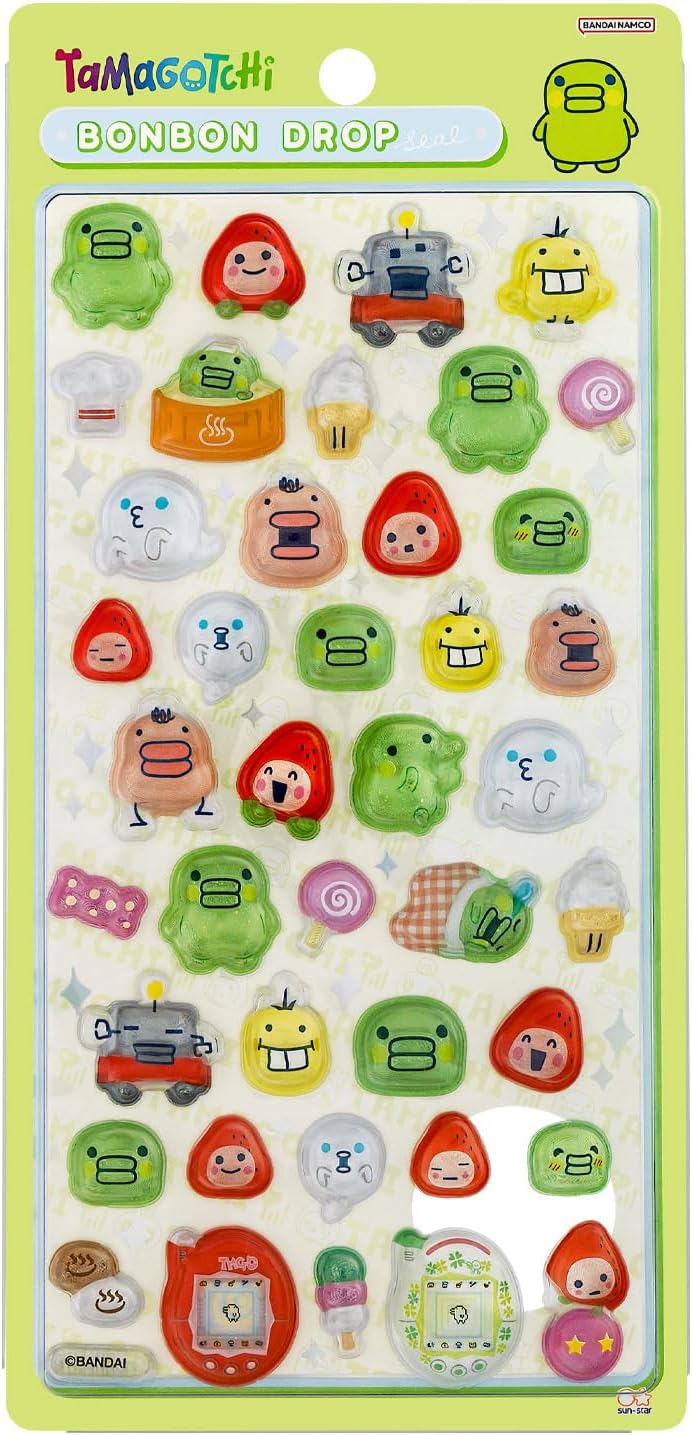 Tamagotchi Kuchipatchi Bonbon Drop Sticker Pack