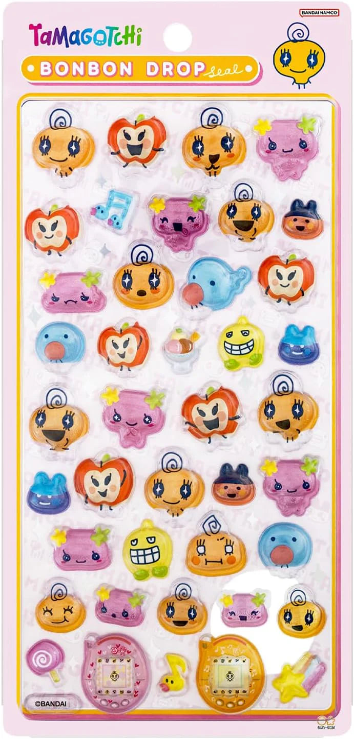 Tamagotchi Memecchi Bonbon Drop Sticker Pack