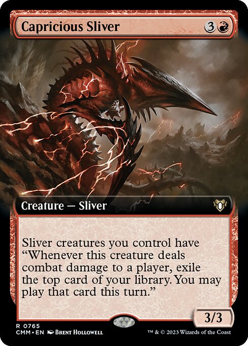Capricious Sliver (CMM) — Nonfoil