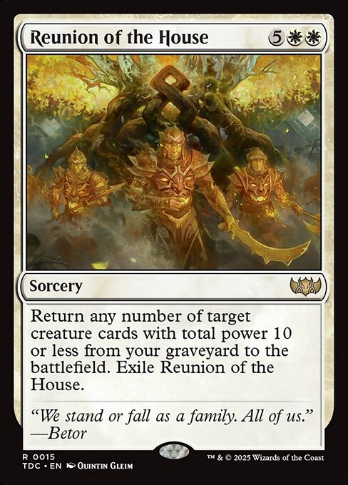 Reunion of the House (TDC) — Nonfoil