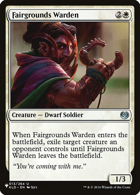 Fairgrounds Warden (PLST) — Nonfoil