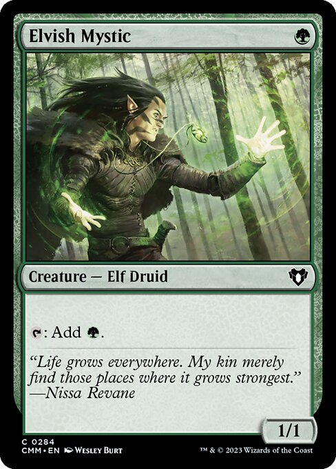Elvish Mystic (CMM) — Nonfoil